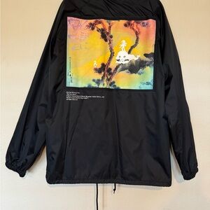 Kanye West & Kid Cudi I See Ghosts 2018 Takahasi Murakami Mens Jacket Size Xl
